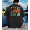 Culinary School Graduation Bake Cooking Chef Cook Men's Back Print T-Shirt