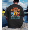 Cute Comic Book For Men Women Comic Book Collector Men's Back Print T-Shirt