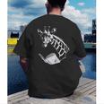 Cute Giraffe Wear Glasses Reading Book Librarian Bookworm Men's Back Print T-Shirt Cute Giraffe Wear Glasses Reading Book Librarian Bookworm Men's Back Print T-Shirt