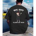 Dabbing Graduation Boy Class Of 2019 We Out Men's Back Print T-Shirt