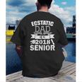 Dad Of a 2018 Senior Graduation Men's Back Print T-Shirt