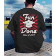 Im Done Graduating Class Of 2019 School GraduationShirt Men's Back Print T-Shirt