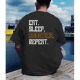 Eat Sleep Robotics Repeat Shirt Graduation Men's Back Print T-Shirt