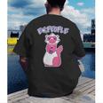 Ew People Introvert Ferrets Saying Mask Ferret Men's Back Print T-Shirt