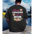My Favorite Librarian Calls Me Mom Graduation Men's Back Print T-Shirt