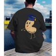 Flossing Cashew OIT For Tree Nut OIT Graduation Men's Back Print T-Shirt