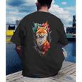 Fox For Fox Lovers Men Women Kids Introverts Men's Back Print T-Shirt Fox For Fox Lovers Men Women Kids Introverts Men's Back Print T-Shirt