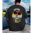 Future HBCU Grad Graduate Afro Girl College Graduation Men's Back Print T-Shirt