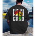 Future HBCU Graduate Afro Girls College Graduation Men's Back Print T-Shirt