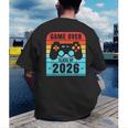 Game Over Class Of 2026 Shirt Students Graduation Men's Back Print T-Shirt