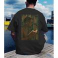 Geometric History Educated Women Teacher Book Melanin Men's Back Print T-Shirt Geometric History Educated Women Teacher Book Melanin Men's Back Print T-Shirt