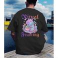Goth Capybara Ramen Ritual Feasting Soft Introvert Art Men's Back Print T-Shirt Goth Capybara Ramen Ritual Feasting Soft Introvert Art Men's Back Print T-Shirt