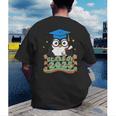 Graduate Penguin Class Of 2025 Kids Graduation Men's Back Print T-Shirt