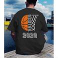 Graduate Senior Class 2020 Graduation Basketball Player Men's Back Print T-Shirt