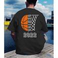 Graduate Senior Class 2022 Graduation Basketball Player Men's Back Print T-Shirt