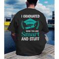 I Graduated Smart Graduation Student College University Men's Back Print T-Shirt