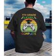 Graduation 5th Grade Level Complete Gamer Class 2021 Gaming Men's Back Print T-Shirt