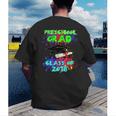 Graduation Class 2018 Cap Gown Shirt Preschool Graduate Men's Back Print T-Shirt