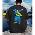 Graduation Dabbing 2018 Graduate Men's Back Print T-Shirt