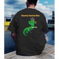 Graduation Dinosaur Smarty Saurus Rex Diploma Dinosaur Men's Back Print T-Shirt