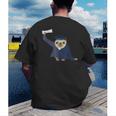 Graduation Sloth Lover T-Shirt Class Of 2019 Men's Back Print T-Shirt