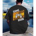 Graduation Video Gamer Game Over Class Of 2026 Senior Men's Back Print T-Shirt