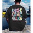 Groovy In My Last Day Of School Era Second Grade Graduation Men's Back Print T-Shirt