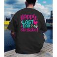 Happy Last Day Of Fifth 5th Grade Teacher Student Graduation Men's Back Print T-Shirt