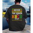 HBCU Grad Historically College Graduation Men's Back Print T-Shirt