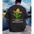 High School College Graduate Graduation Men's Back Print T-Shirt