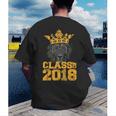 High School King Graduation Shirt Class Of 2018 Seniors Men's Back Print T-Shirt