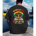Honoring Past Inspiring Future History Month Book Tree Men's Back Print T-Shirt