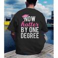 Now Hotter By One Degree Graduation T-Shirt Men's Back Print T-Shirt
