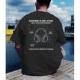 Introvert Anti Social Public Chitchat Mitigation Men's Back Print T-Shirt Introvert Anti Social Public Chitchat Mitigation Men's Back Print T-Shirt