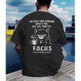 Introvert Cat Coffee Sarcastic Dark Humor Focus Meme Graphic Men's Back Print T-Shirt Introvert Cat Coffee Sarcastic Dark Humor Focus Meme Graphic Men's Back Print T-Shirt