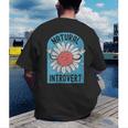 Introvert Cute Anti-Social Shy Person Inner Strength Men's Back Print T-Shirt