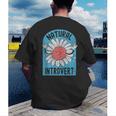 Introvert Cute Anti-Social Shy Person Inner Strength Men's Back Print T-Shirt