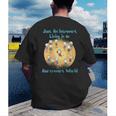Introvert Extrovert Cartoon In Asstrovert World Men's Back Print T-Shirt Introvert Extrovert Cartoon In Asstrovert World Men's Back Print T-Shirt