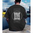 Introvert Guitarist Play Guitar Instrument Music Acoustic Men's Back Print T-Shirt Introvert Guitarist Play Guitar Instrument Music Acoustic Men's Back Print T-Shirt