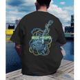 Introvert Music Lover Electric Guitar Rock Men's Back Print T-Shirt