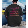 Introverted Willing To Discuss Shetland Sheepdog Introvert Men's Back Print T-Shirt Introverted Willing To Discuss Shetland Sheepdog Introvert Men's Back Print T-Shirt