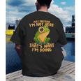 Introverts Thats What Im Doing Just Pretends Men's Back Print T-Shirt Introverts Thats What Im Doing Just Pretends Men's Back Print T-Shirt