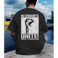 Introverts Unite Separately In Your Own Homes Introvert Men's Back Print T-Shirt