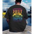 JUST ONE MORE CHAPTER Fun Reading Book Lover Men's Back Print T-Shirt JUST ONE MORE CHAPTER Fun Reading Book Lover Men's Back Print T-Shirt