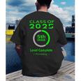 Kids Kids 5th Grade Graduation Video Game Men's Back Print T-Shirt