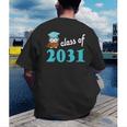 Kids Class Of 2031 Graduation Year T-Shirt Back To School Men's Back Print T-Shirt