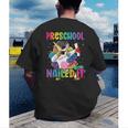 Kids Preschool Graduate Unicorn Nailed It Preschool Graduation Men's Back Print T-Shirt
