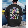 Kindergarten Graduation Kindergarten Grad Kid Girl Boy 2025 Men's Back Print T-Shirt