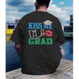 Kiss Me I'm A Grad 2018 Senior Graduation Men's Back Print T-Shirt