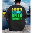 Last Day Of School Shirt Teacher Tee Graduation Men's Back Print T-Shirt